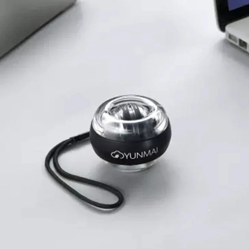 Yunmai Anti-stress Wrist Trainer LED Gyroball Essential Spinner Gyroscopic Forearm Exerciser Gyro Ball. 