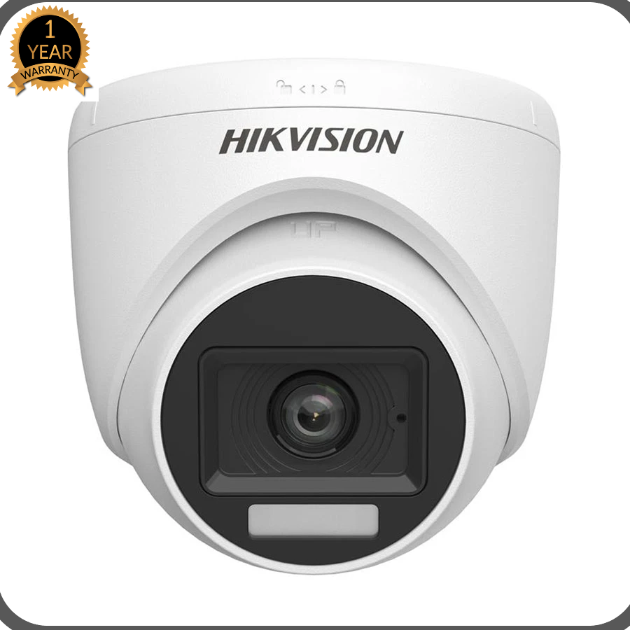Hikvision DS-2CE76G0T-LPFS (2.8mm) (3MP) 2K Smart Hybrid Light Audio Fixed Dome CC Camera