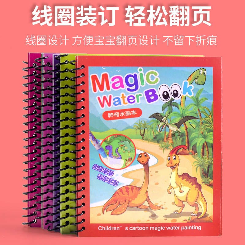 Best Reusable Kids Drawing Book - Magical Water Painting & Doodle Book | Fun & Educational Toy for Toddlers & Children - 2025 Trending Book! Ideal Early Learning Gifts. 