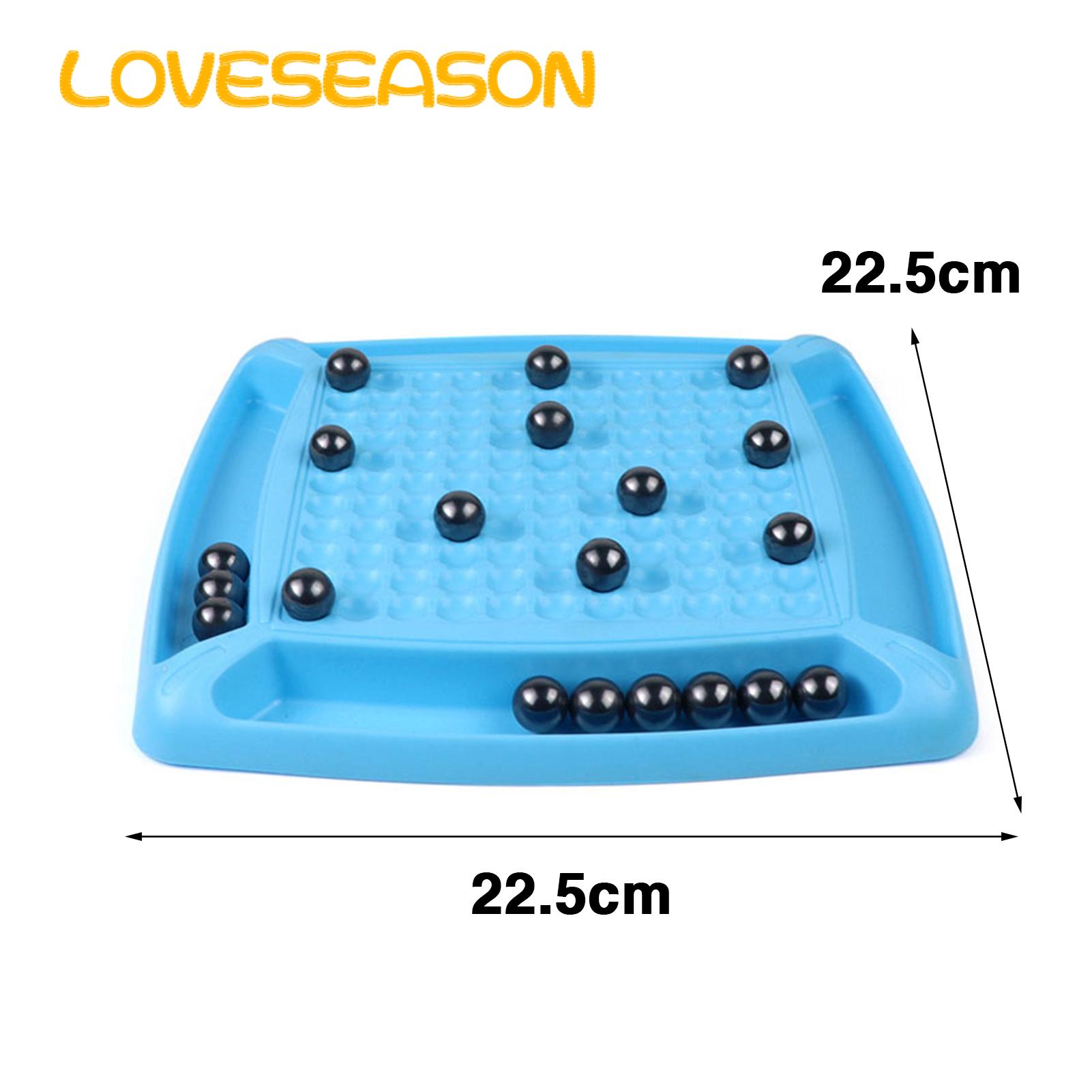 Magnetic Chess Game Interactive Magnetic Chess Board Game with 20/32 Magnet Stones Educational Toy for Parent-child Bonding Logic Training 2 Player Battle Desktop Chess Set ` Magnet Chess Board Game. 