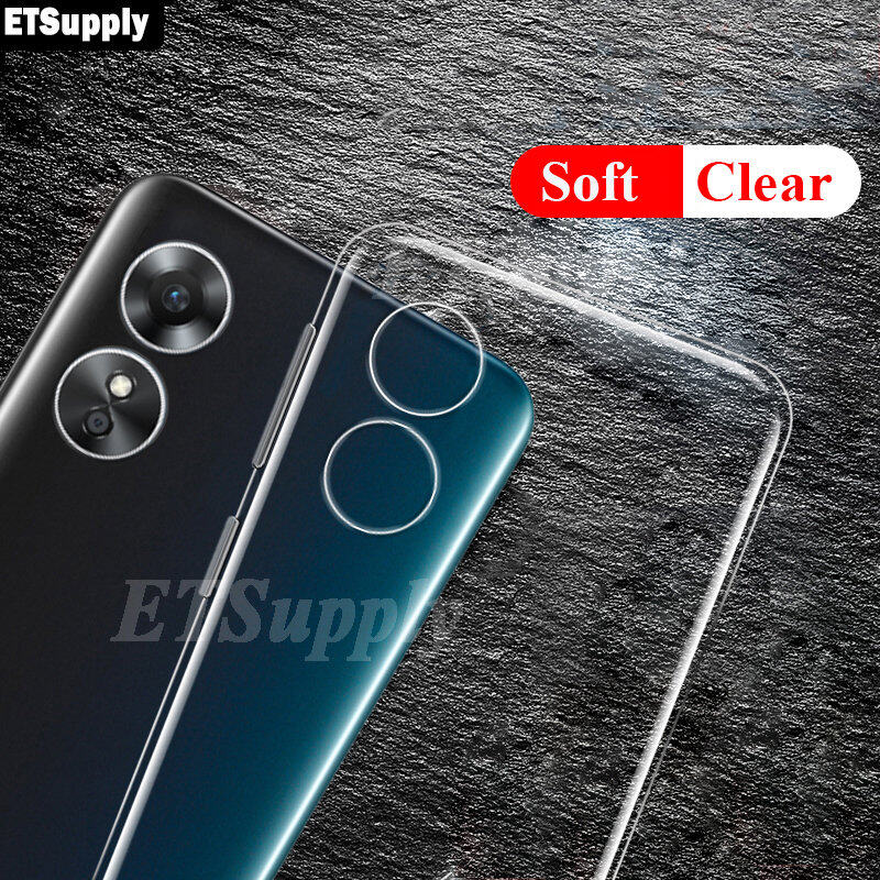 （2pieces）OPPO A17 A17k Case Transparent Phone Case Transparent Clear Anti-oxidation Clear Casing for OPPO A17k A17 Silicone TPU Phone Cover. 