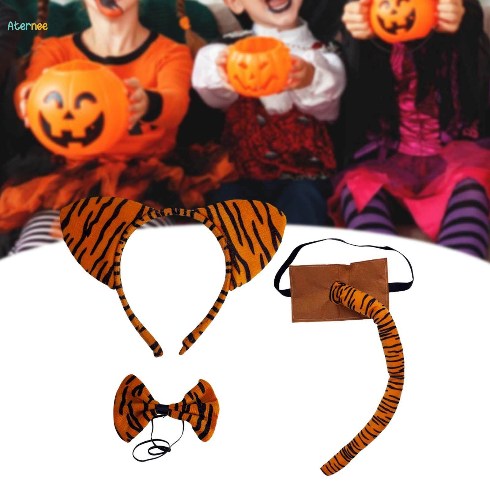 Tiger Costume Set Cosplay for Animal Themed Parties Fancy Dress up New Year without skirt. 