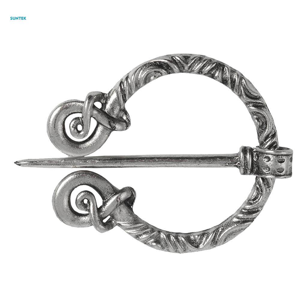 2x Buttons Badges Brooches Medieval Clasp Fibula Badge for Coat Sweater Jackets. 