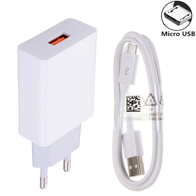 【VisioN Shop】Type C Micro USb Charger Charging Cable For Samsung A71 A51 J4 J6 A6 A8 Plus A9 A7 S8 S20 S10 PLUS 8 9 Travel Charger. 