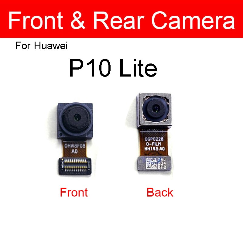 Front Rear Camera For Huawei P10 P20 Lite P10Plus P20Pro Front Facing Small Back Main Big Camera Flex Ribbon Cable Replacement. 