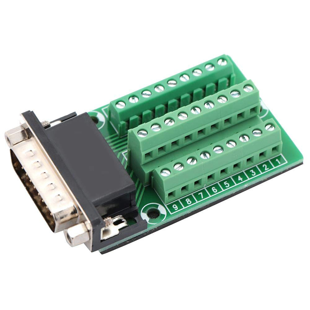 26 Pin DB26 D-SUB Male Adapter to PCB Terminal Signals Module