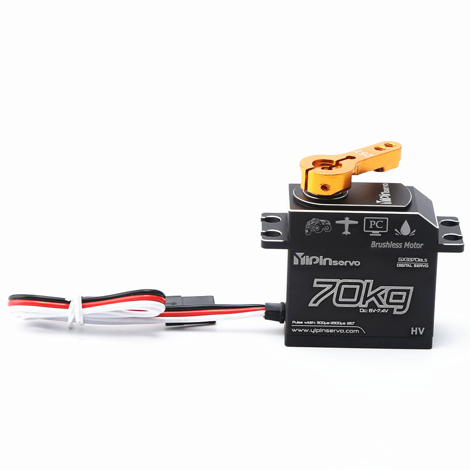 RC Car Servo Stable Performance 70kg Digital Servo Remote Control Car Motor Servo. 