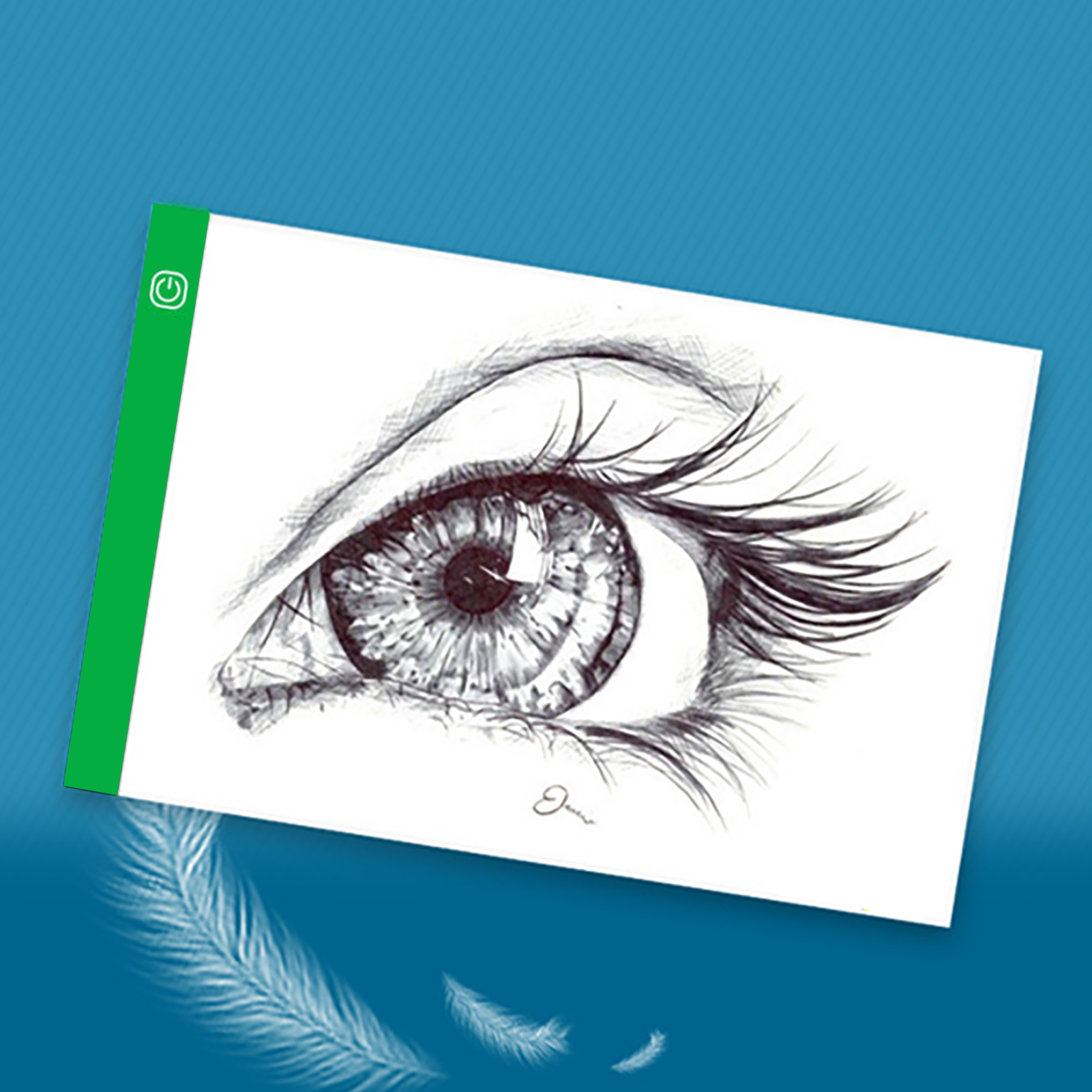 Drawing Light Box Ultra-thin A4 Led Light Pad for Rhinestones Painting Sketching 3 Brightness Levels Usb Cable Dimmable Tracing Light Box Ideal for Drawing Cartoon Light Box. 
