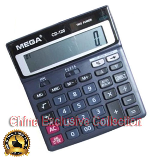 Calculato Cd-120 , 12 Digit 120 Steps Dual Power 1pcs – calculator. 