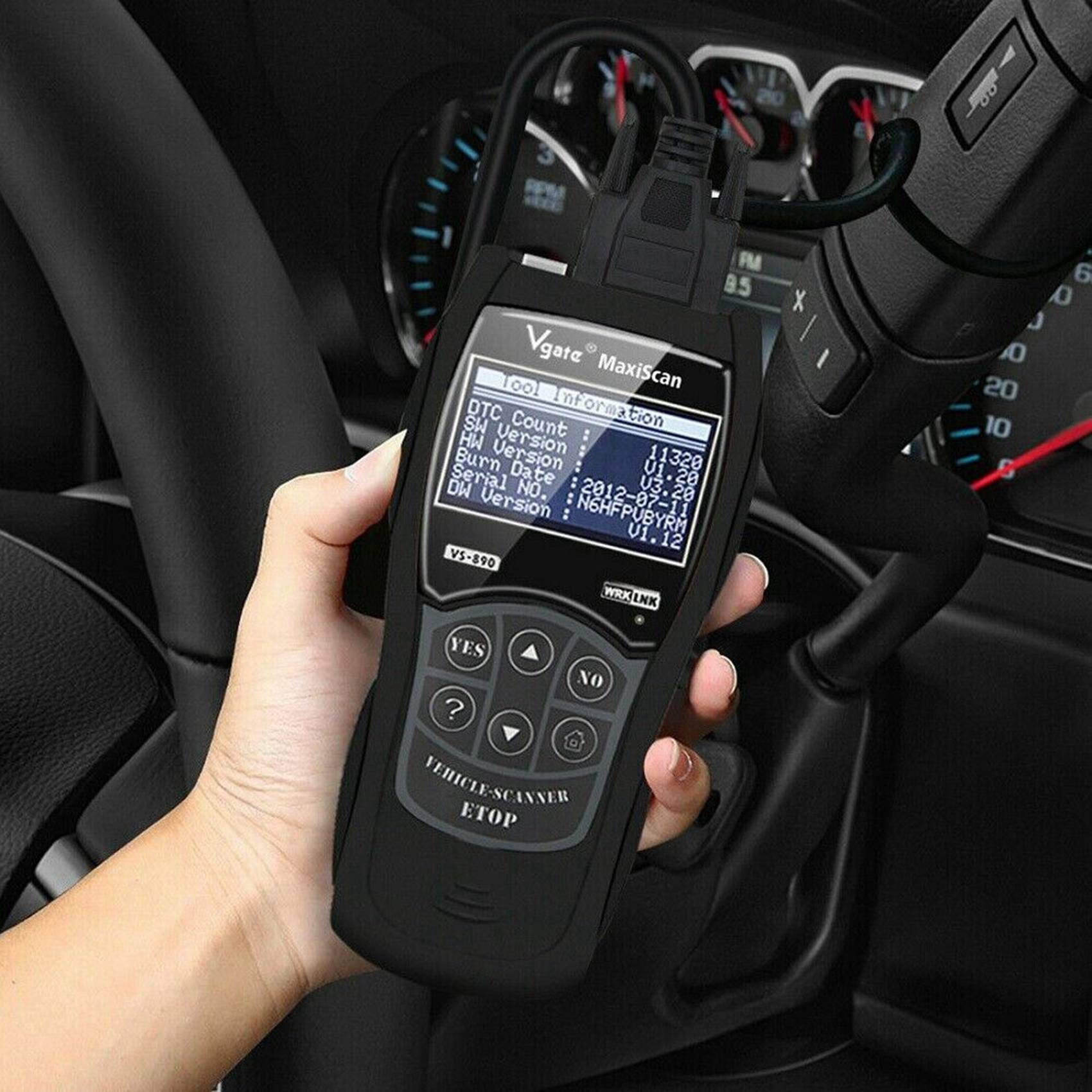 2X Universal OBD2 Scanner Multi-Language and Diagnostic Tool VS890 OBD2 Code Reader MaxiScan VS890 ELM327. 
