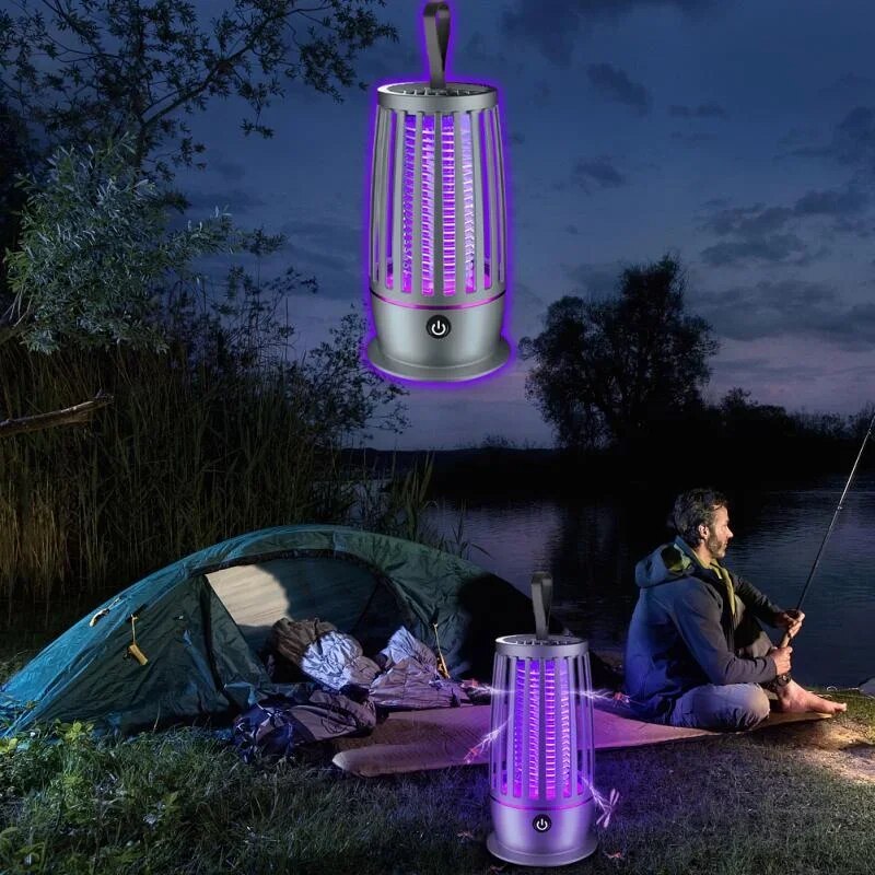 Mosquito Killer Lamp Mute Insect Repellent Electric Insect Trap Usb Charging and Plugging/Plug-in Single Use Can Select. 