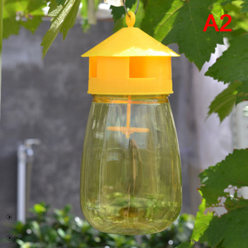 1 PCS Wasp Trap Fruit Fly Flies Insect Bug Hanging Honey-Trap Catcher Killer Layor. 
