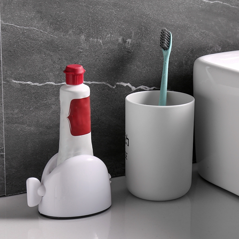 Multi-function Lazy Facial Cleanser Press Manual Toothpaste Squeezer Bathroom Supplies. 