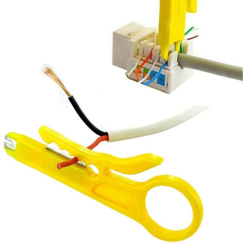 Punch Down Tool, RJ45 RJ11 Cat5E Cat6 Phone Cable Socket Tools. 