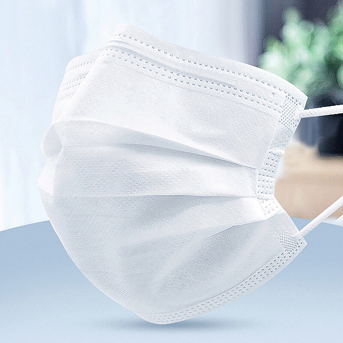 Surgical Protective Face Mask White 1Box (50 Pcs)