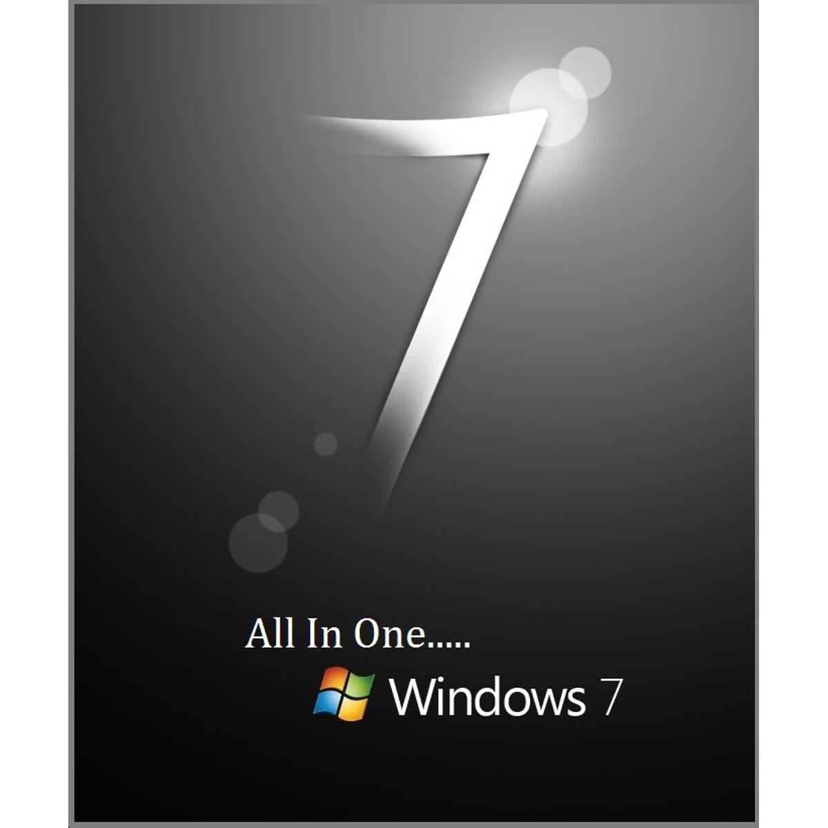 Windows 7 all Version (32 and 64 bit) Bootable CD Disk. 