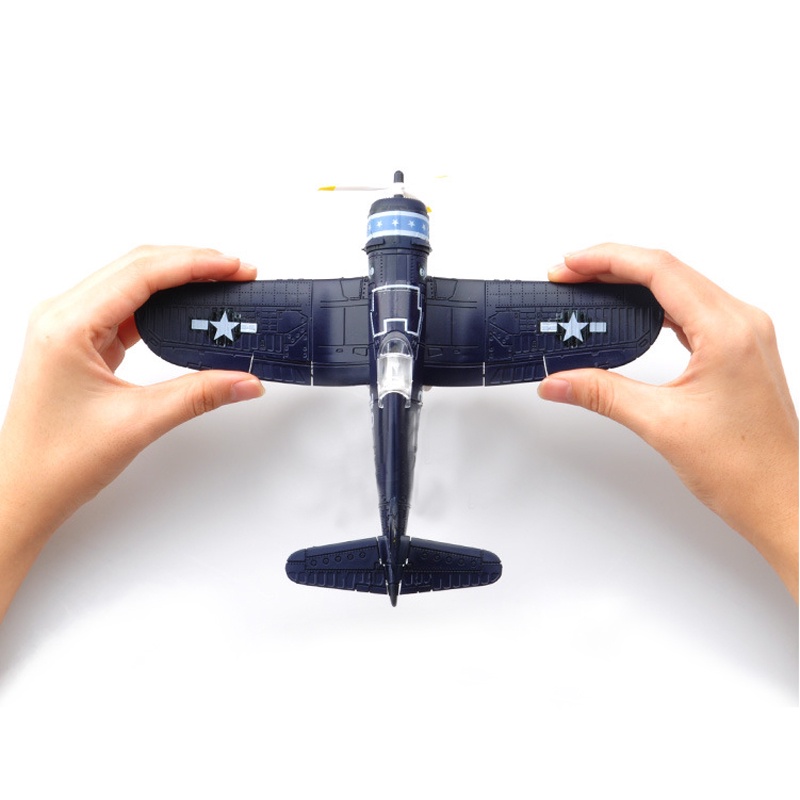 1/48 4D F4U Pirate Corsair Fighter Model Assemble Plane Model Airplane Aircraft Blocks Building Toys. 