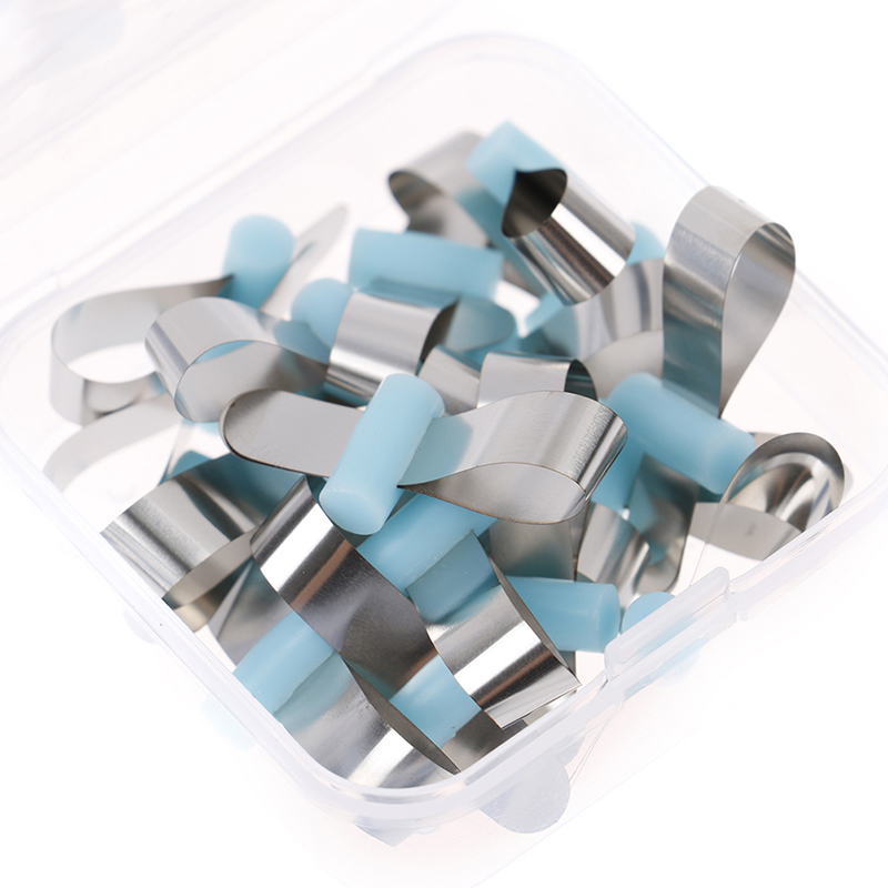 20Pcs/box Dentistry Metal Matrix Bands Retainerless Automatrix with Locker. 
