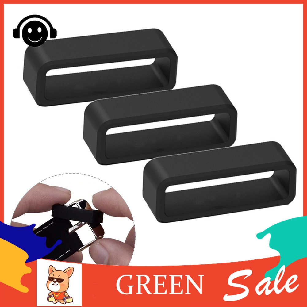 12-30mm Silicone Replacement Elastic Wrist Watch Strap Band Loop Ring Accessory. 