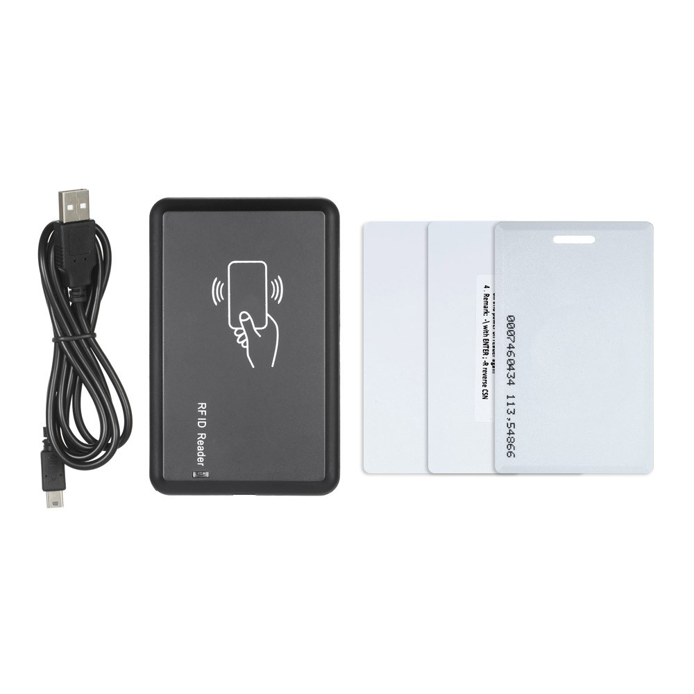 Dual band RFID card reader compatible with MIFARE. 