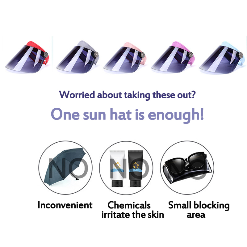 Accessories Creative Face-Covering Anti-fog Clear Empty Top Cap