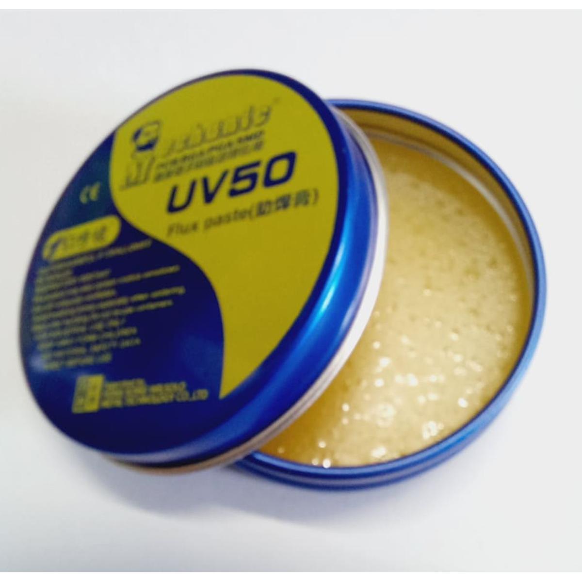MCN UV50 Halogen Free No Clean Solder Paste Flux Soldering Tin IC Parts Soldering Iron Welding Fluxes For PCB BGA PGA SMD Electric Soldering Iron Cream Fluxes