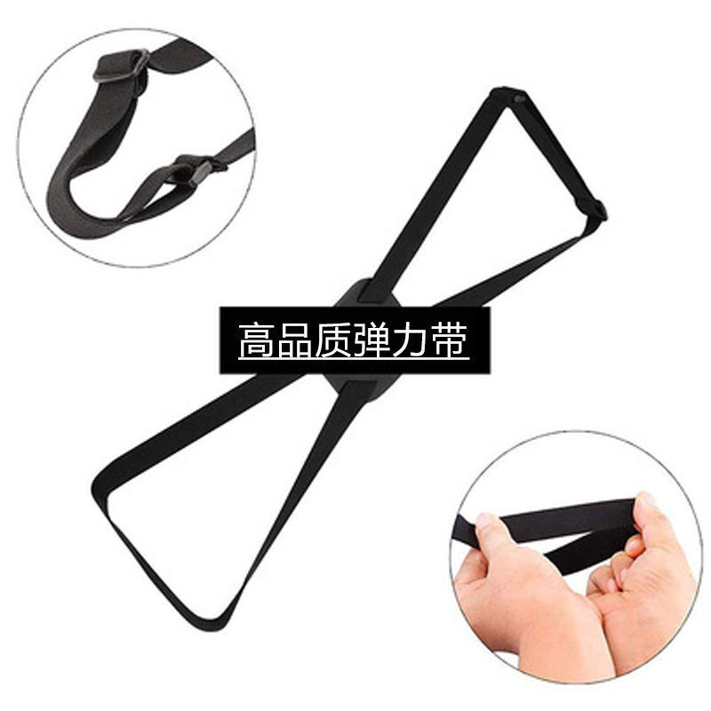 Lage compartment travel lage packaging, one word fixed, pull rod box, elastic rope binding, fixed strap. 