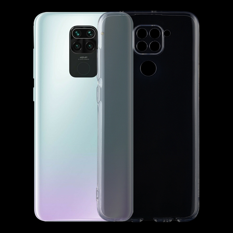 (New)For Xiaomi Redmi Note 9 0.75mm Ultra-thin Transparent TPU Soft Protective Case. 