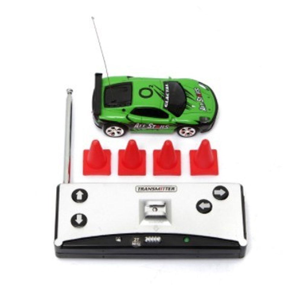 niceEshop 20km/h Coke Can Mini Rc Car Radio Remote Control 1:58 Micro Racing Car 4 Frequencies Toy For Kids Gifts Rc Models. 