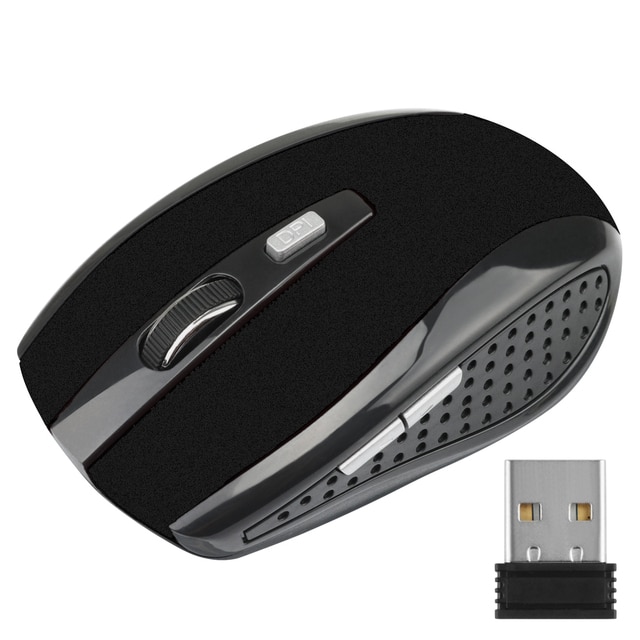 2.4Ghz Wireless Mouse Adjustable DPI Mouse 6 Buttons Optical Gaming Mouse Gamer Wireless Mice With USB Receiver For Computer PC. 