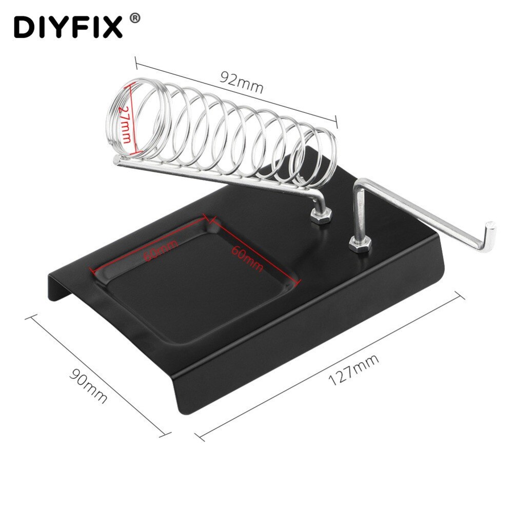 220 Soldering Iron Stand XINFE-NODR-220 Strong Material Circular Metal Iron Stand Soldering Stand Holder With Base Tools Sets Iron Stand For 60W Soldering Iron. 