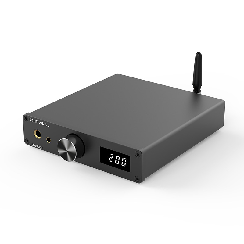 SMSL C200 USB DAC ES9038Q2M Headphone Amp OPA1612A*4 TRS Balanced 4.4mm 6.35mm Output Bluetooth 5.1 HiFi Decoder For PS4 PS5. 