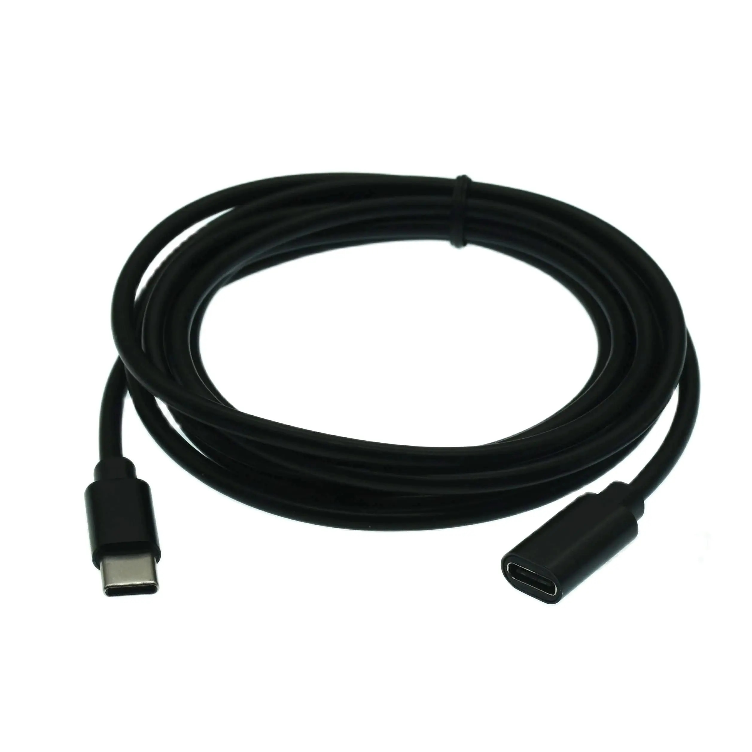 0.1m 0.25m 0.5m 2m Usb C Type-c Extension Cord Type-c Male to Female Fast charging Date Short Cable Extensor Charger Connector. 