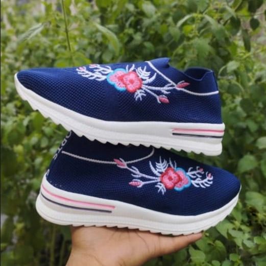 Womens Fashionable Sneakers for Regular Use – Comfortable Cotton Sneakers for Ladies & Girls - Image 2