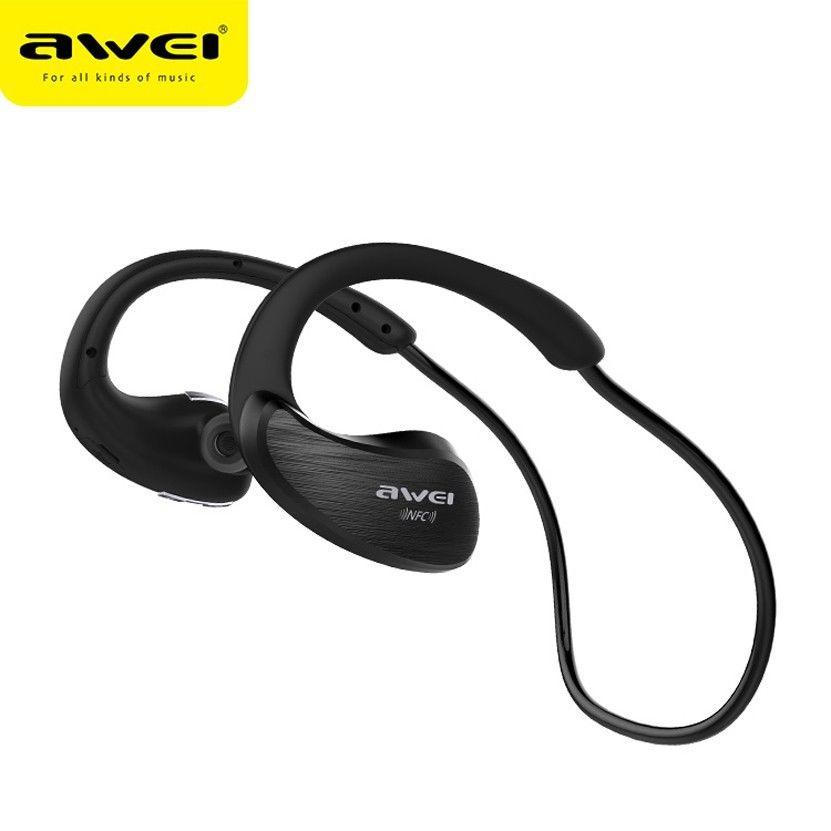 Original Awei A885BL Waterproof Bluetooth Headphone with NFC Function Black. 