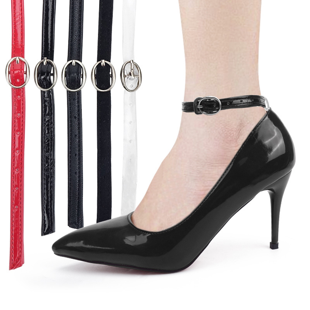 LINGS Womens Detachable Shoe Straps with Buckle High Heels Anti Slip Shoe Strings Ankle Shoace Replacement Accessories