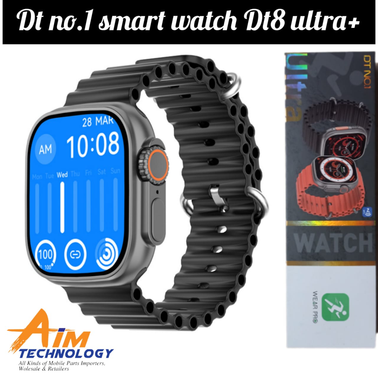 DT No1 DT8 Ultra Plus Smart Watch. 
