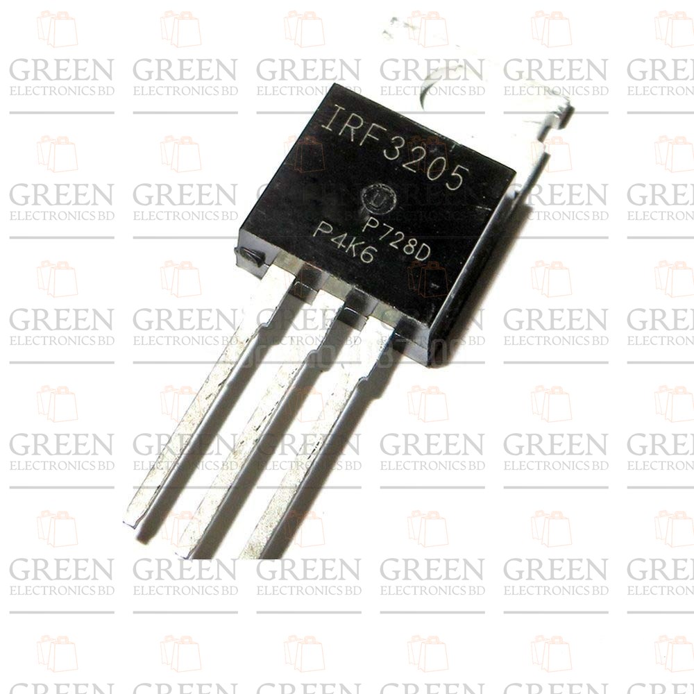 IRF3205 MOSFET IC A High-Quality Class A IRF 3205 N Channel Power MOSFET 3 Pin Transistor IC for Various Applications - Easy To Use. 