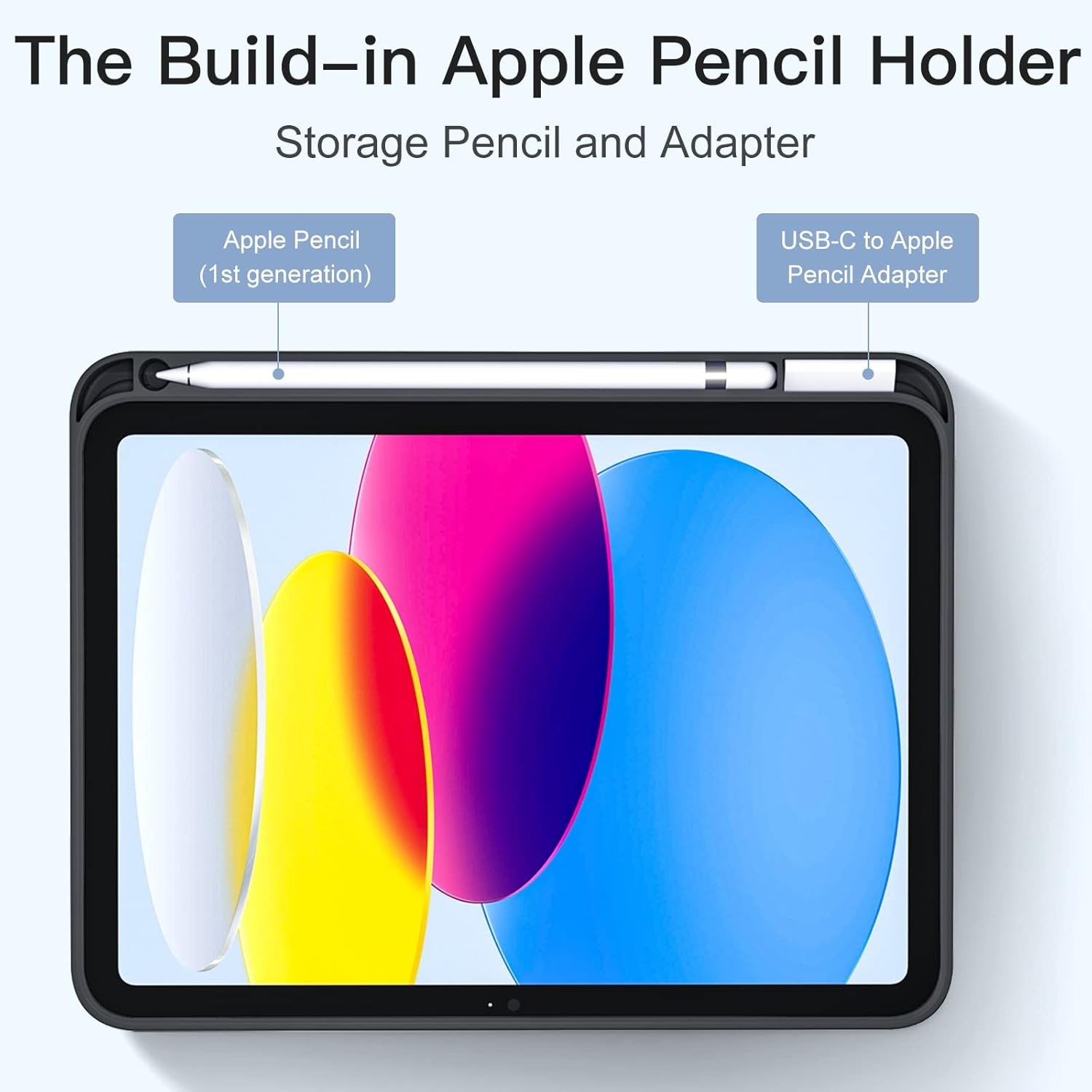 For Apple iPad 11th Generation (2025) 11 inches (11th generation) Luxury Premium Silk Texture Horizontal Flip Leather Cover with 3-folding Holder Smart Case with Apple Pencil Holder- For : A3355 (Global); A3356 (Global, China). 