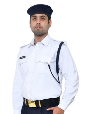 Security Guard Uniform Shirt with Shoulder Epaulets and Security Logo - Professional Look - Comfortable And Stylish. 