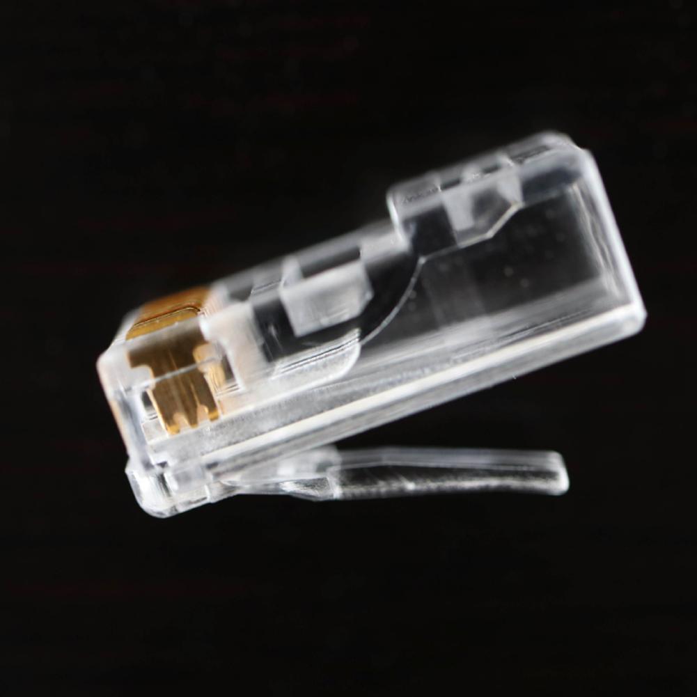 【FUPANG】10PCS Network Modular Plug Cat6 CAT6e Connector utp Modular Plug. 