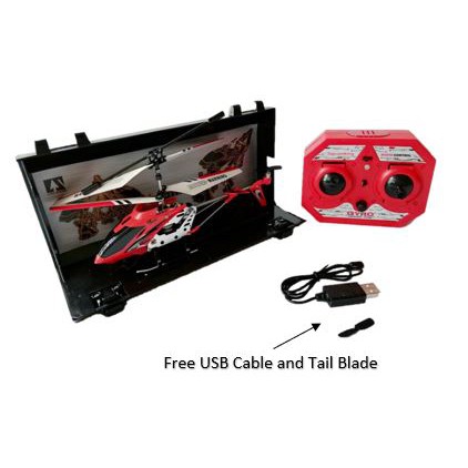 Mini 3.5-Channel Infrared RC Helicopter with Built-in Gyroscope. 