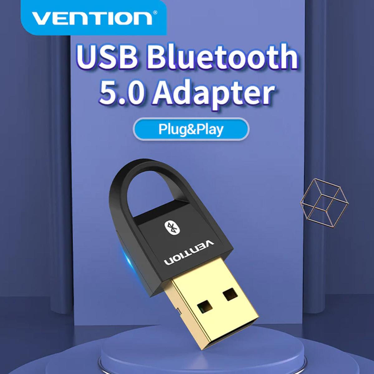 VENTION CDSB0 USB Bluetooth5.0 Adapter - 7 Devices Connection - Backward Compatible - Black