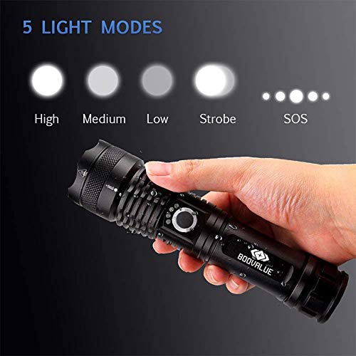 Supfire M6/M6-S LED 3000 Lumens Rechargeable LED Multi Function Ultra Bright Torch Light Use 18650 4Pcs. 