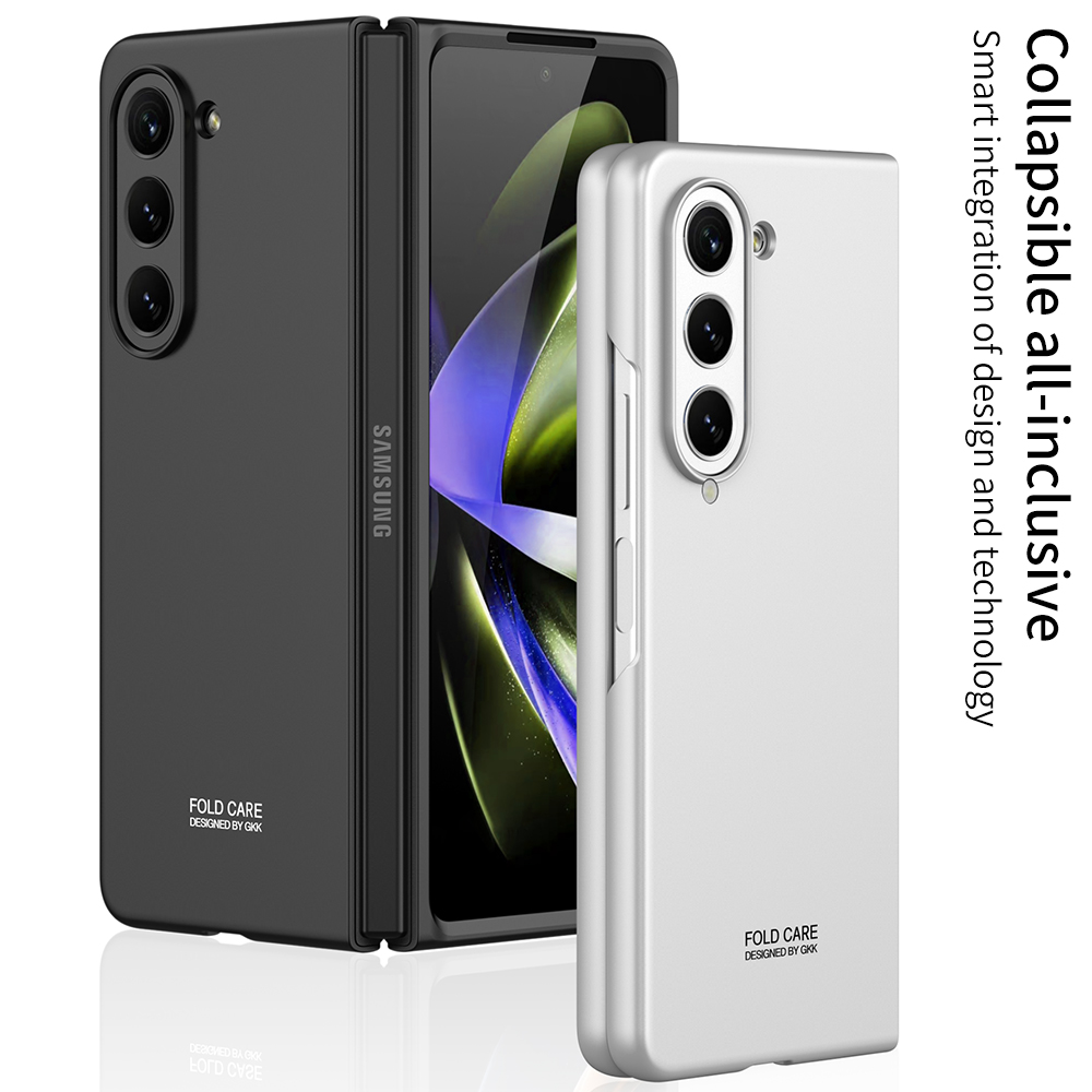 GKK For Samsung Z Fold 4 Fold 5 Back Cover Shockproof Plastic Hard Case For Samsung Galaxy Z Fold 5 5G Fold 4 Camera Protective Ultra-thin Matte Hard Plastic Cover Case Folding Case For Fold 4 Fold 5 Black. 