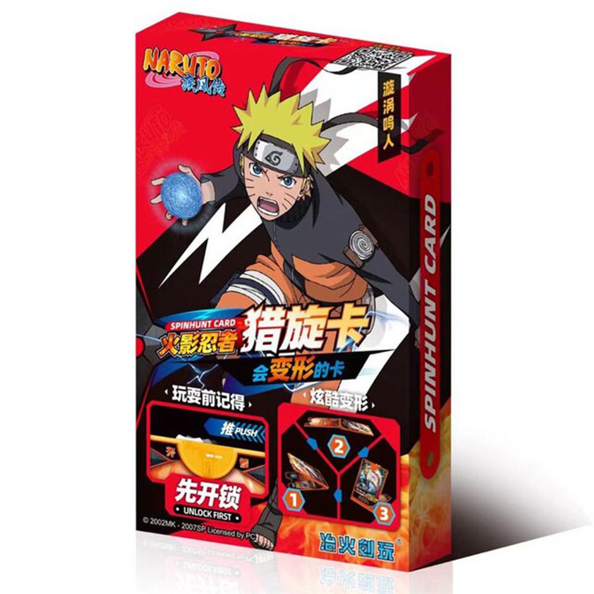 【Serendipity party】NARUTO card Creative battle gameplay Deformation jump somersault Haruno Sakura Hatake Kakashi Anime figure toys