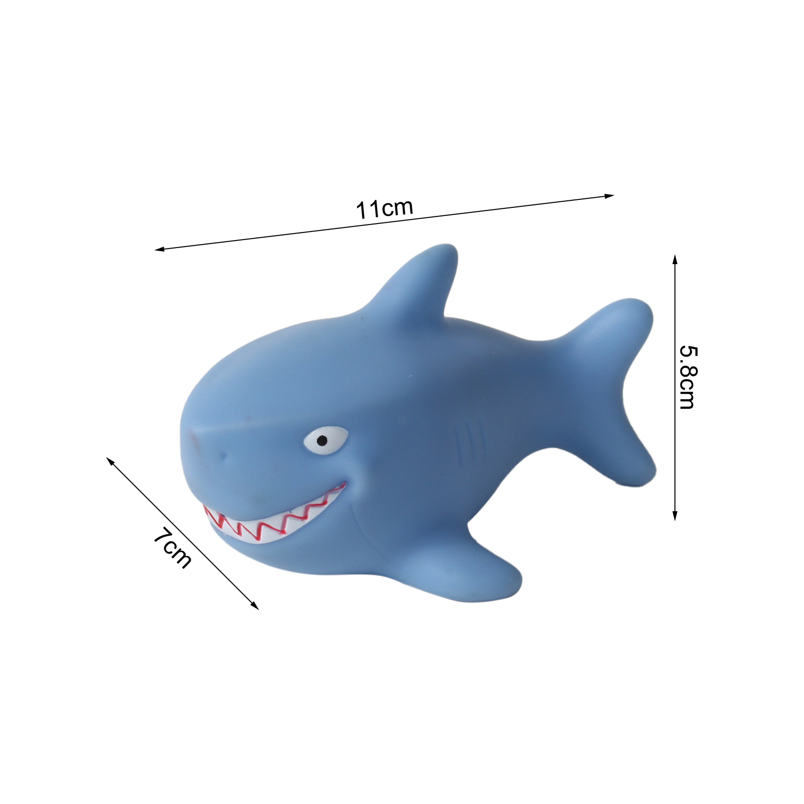 Rubber shark best sale bath toy