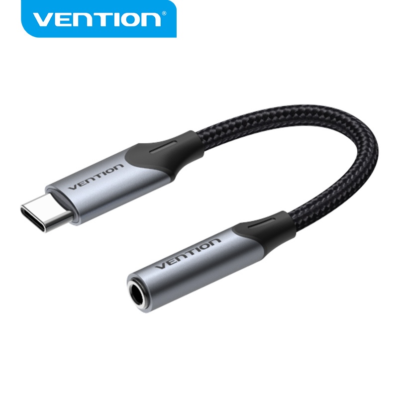 Vention Type-C To 3.5Mm Audio Cable Hi-Fi Earphone Adapter Braided Jacket Jack