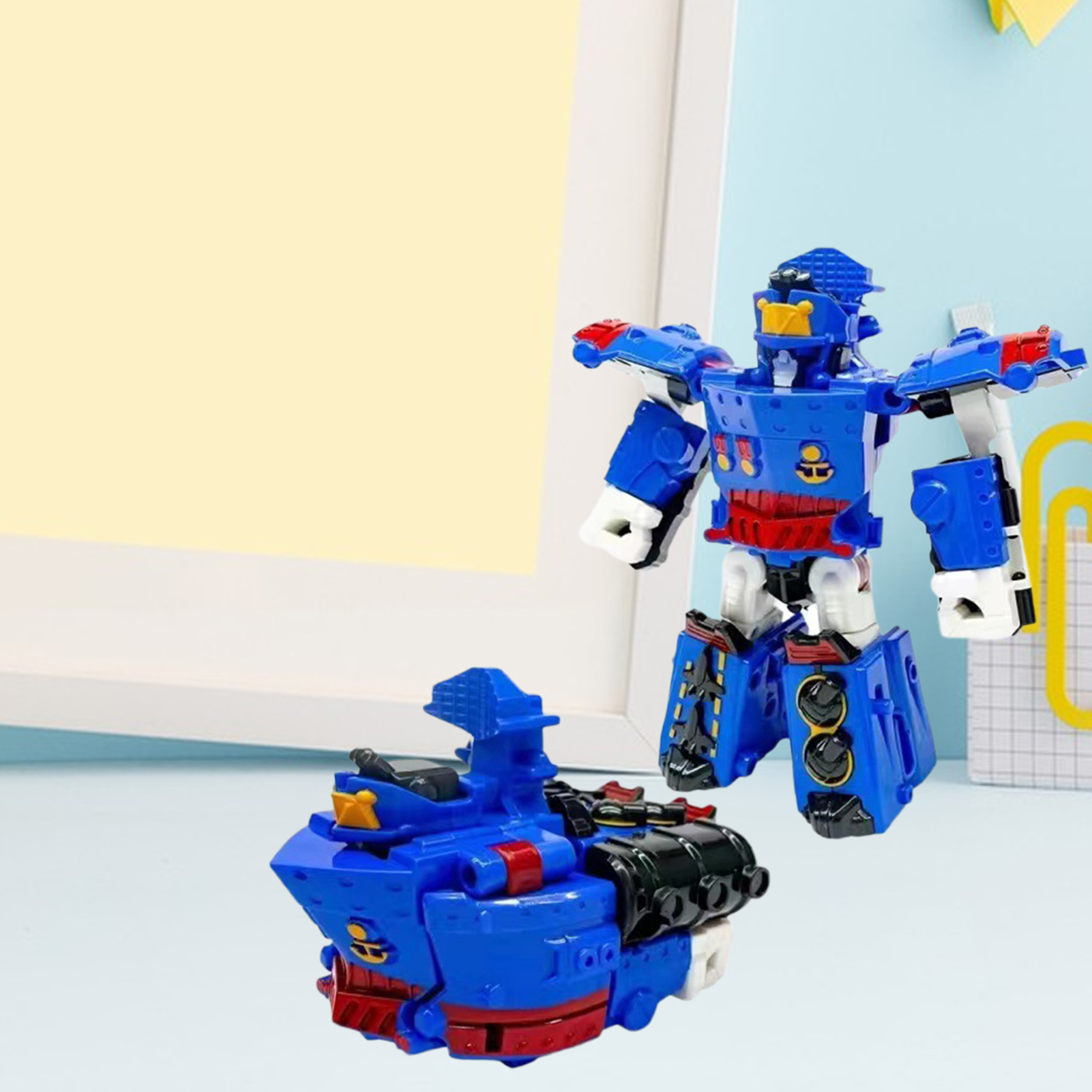 Robot Transformer Toy Tank Train Boys Girls Robot Model Toy Transforming Car. 