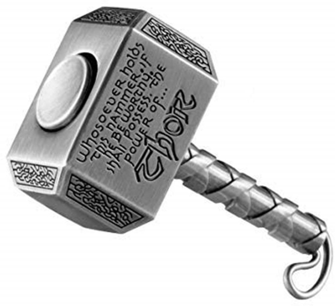 Thor Hammer Keychains Key Ring. 